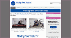 Desktop Screenshot of mindingyourmatters.com